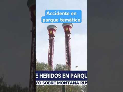 Árbol cae sobre un juego mecánico en España; hay 14 lesionados
