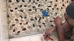 Easy Pebble Tile Installation