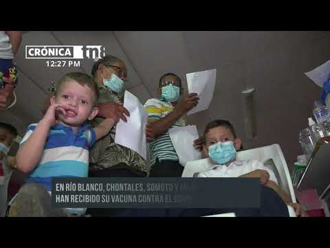 Familias de Matiguás y Río Blanco acuden por su vacuna contra el COVID-19 - Nicaragua