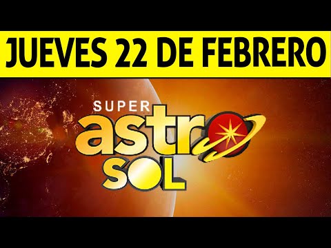 Resultado de ASTRO SOL del Jueves 22 de Febrero de 2024  SUPER ASTRO