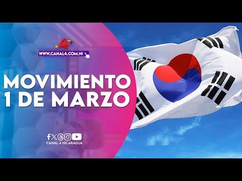 Nicaragua saluda a Corea por el 104 aniversario del movimiento 1 de Marzo “Samiljeol”