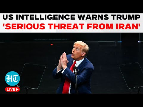 LIVE: Trump Claims 'Serious Threats To Life from Iran', US Intelligence Issues Assassination Warning