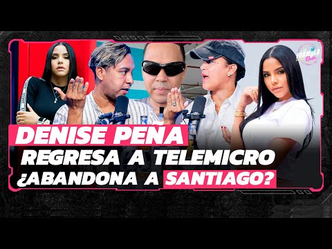 Denise Peña regresa a Telemicro y Kenny Valdez se lo dijo ¡NO DEBISTE SALIR DE TELEMICRO!