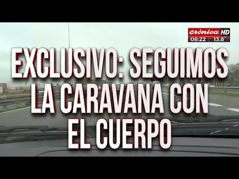 Ultimo adiós a Huguito Flores: Crónica HD acompaña la caravana con el cuerpo