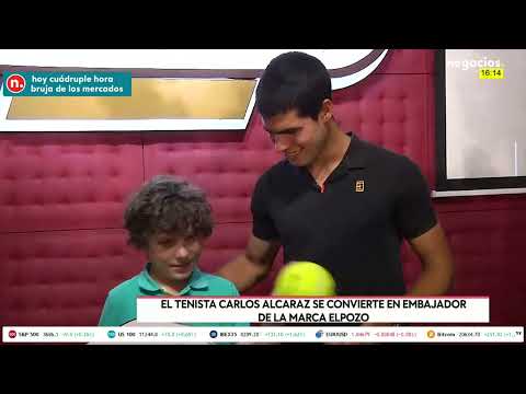 El tenista Carlos Alcaraz se convierte en embajador de la marca El Pozo