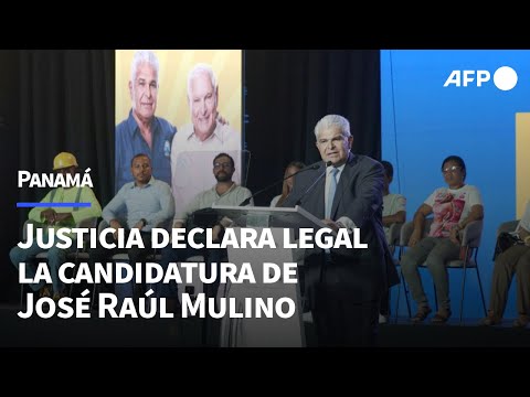 Justicia declara legal candidatura de Mulino, favorito para las elecciones en Panamá | AFP