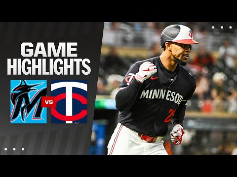 Marlins vs. Twins Game Highlights (9/25/24) | MLB Highlights