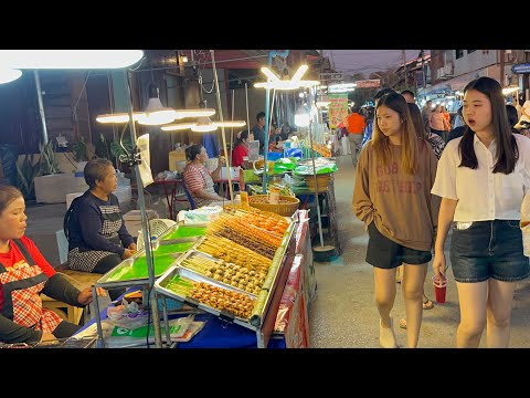 ถนนคนเดินเชียงคานตลาดริมโขงก