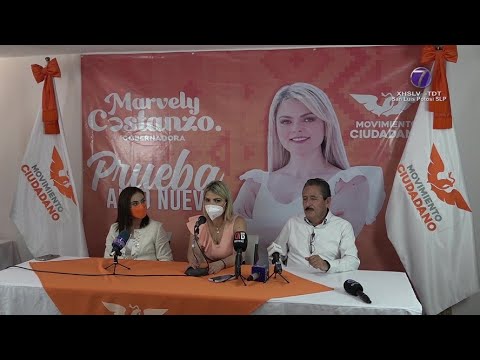 Marvelly Costanzo presentó a candidatos de Movimiento Ciudadano de la zona huasteca.