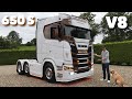 Niestandardowy ukad wydechowy i podwozie SCANIA 650 S V8