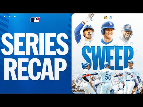FULL SERIES RECAP: The Dodgers SWEEP the Padres!
