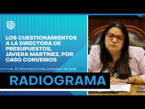 Los cuestionamientos a la directora de Presupuestos, Javiera Martínez, por Caso Convenios