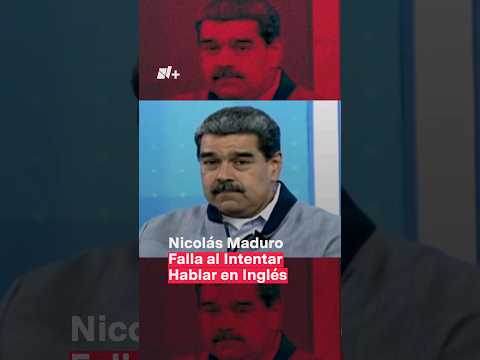 Nicolás Maduro manda mensaje en inglés a Joe Biden, pero sale mal - N+ #Shorts