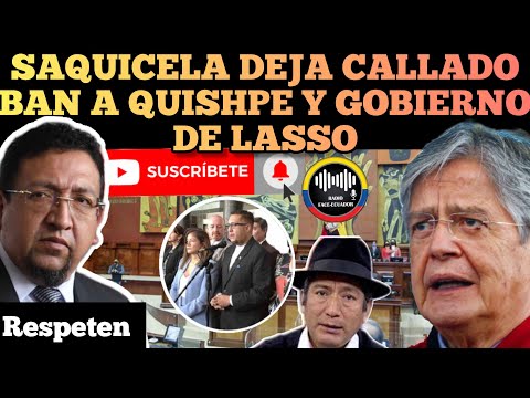 VIRGILIO SAQUICELA DEJA CALLAD0 AL BAN A QUISHPE Y AL GOBIERNO DE LASSO RFE TV
