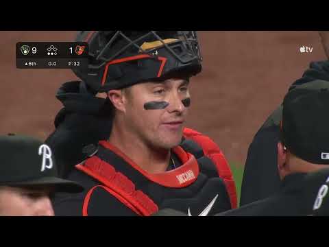 Benches cleared in Brewers-Orioles game