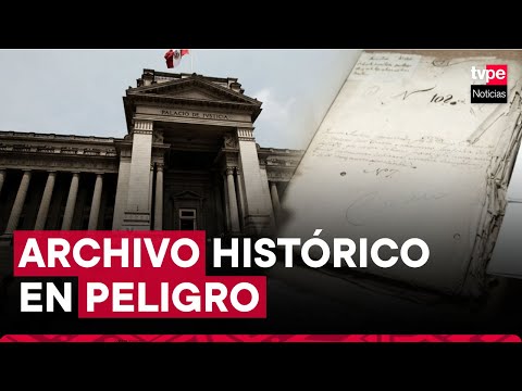 Documentos históricos de Archivo General de la Nación en peligro por filtraciones