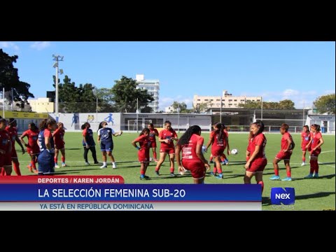 Seleccion femenina de futbol ya está en Rep  Dominicana