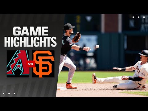 D-backs vs. Giants Game Highlights (4/21/24) | MLB Highlights