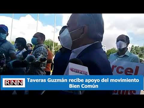 Taveras Guzmán recibe apoyo del movimiento Bien Común