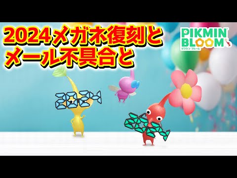 【ピクミンブルーム】2024メガネ復刻とメール不具合と【Pikmin Bloom】