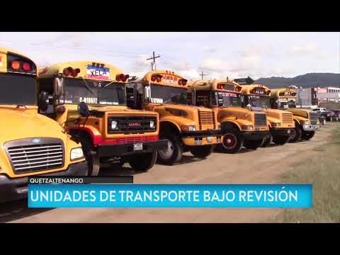 Quetzaltenango: Previo a reactivar el servicio de transporte verifican protocolos sanitarios