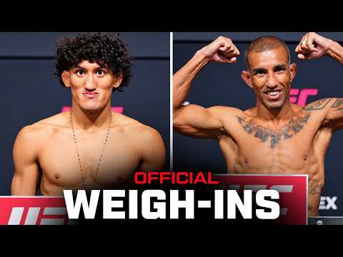 로사스 주니어 대 바르셀로스 계체식 | UFC Vegas 121