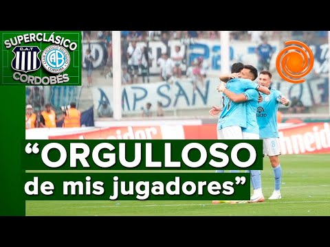 El DT de Belgrano tras el SUPERCLÁSICO con Talleres: “Lo de mis jugadores fue conmovedor”