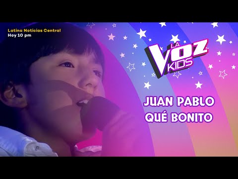 Juan Pablo | Qué bonito| Conciertos en vivo | Temporada 2022 | La Voz Kids