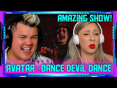 Americans Reaction to AVATAR - Dance Devil Dance (Sonic Temple) | THE WOLF HUNTERZ Jon and Dolly