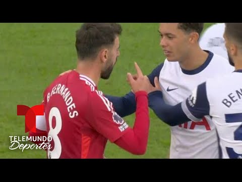 La polémica expulsión de Burno Fernandes ¿Era tarjeta roja? | Premier League | Telemundo Deportes