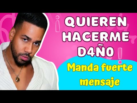 Romeo Santos DESMIENTE que haya SUFR1D0 UN 1NFART0 Está FUR10S0