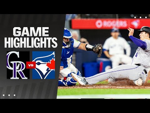 Rockies vs. Blue Jays Game Highlights (4/14/24) | MLB Highlights