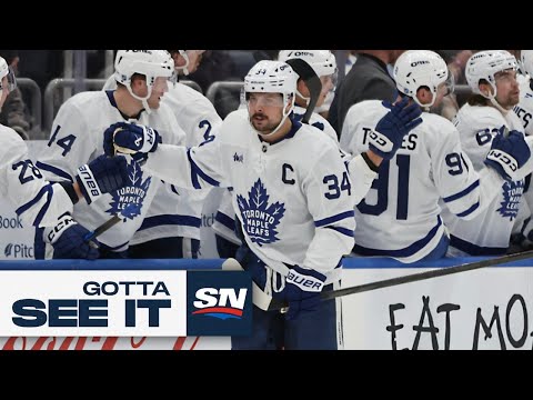 GOTTA SEE IT: Auston Matthews Blasts Goal To Pass Mats Sundin For Maple Leafs Record