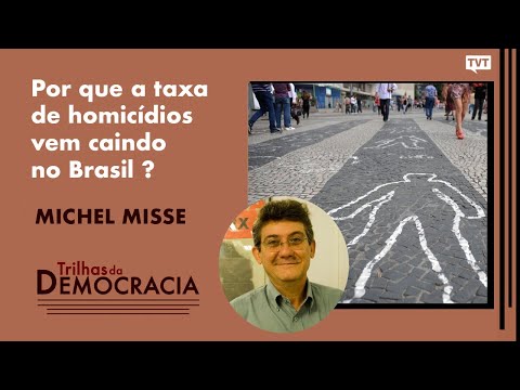 Por que a taxa de homicídios vem caindo no Brasil ? | Michel Misse no Trilhas da Democracia