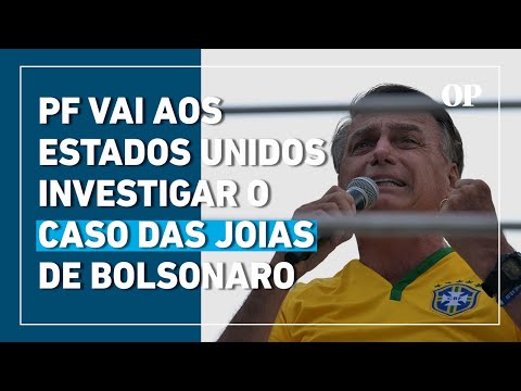 PF embarca para os EUA para investigar caso da venda de joias de Bolsonaro