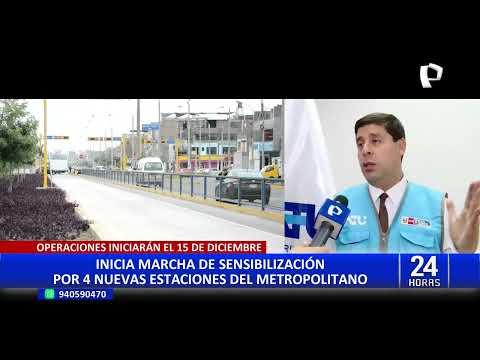 Metropolitano cambiará algunos recorridos por inicio de operaciones de la ampliación norte
