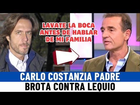Carlo Costanzia ESTALLA contra ALESSANDRO LEQUIO y EMITE un DURO COMUNICADO