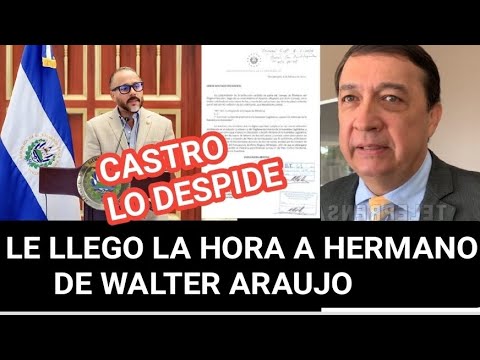 BRAVO! NETO CASTRO DESPIDE AL  HERMANO DEWALTER ARAUJO DE LA ASAMBLEA LEGISLATIVA!