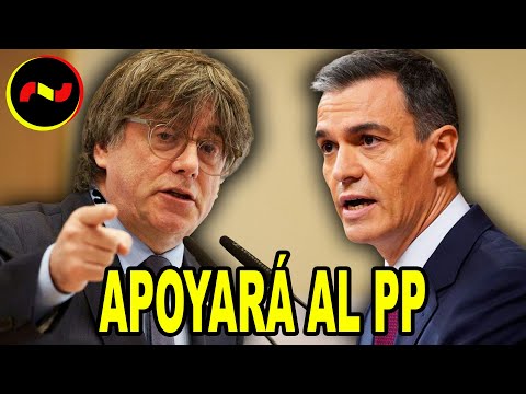 Puigdemont SE REBELA contra Sánchez y APOYARÁ al PP por el Caso Koldo