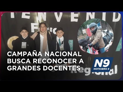 CAMPAÑA NACIONAL BUSCA RECONOCER A GRANDES DOCENTES - NOTICIERO 9