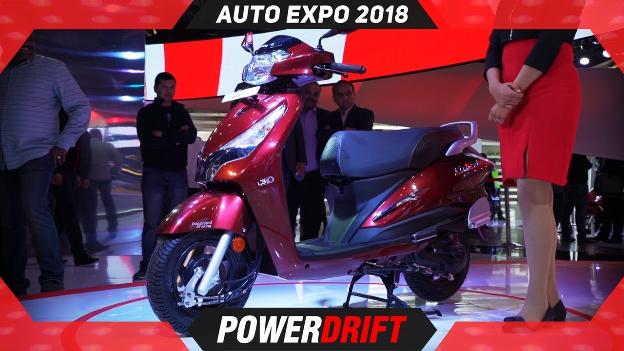 Hero Duet 125 @ Auto Expo 2018 : PowerDrift