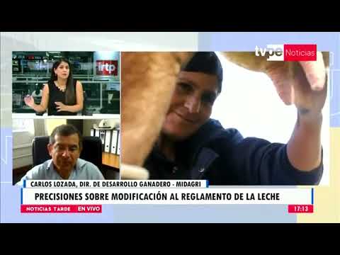 Noticias Tarde | Carlos Lozada, director de Desarrollo Ganadero - Midagri