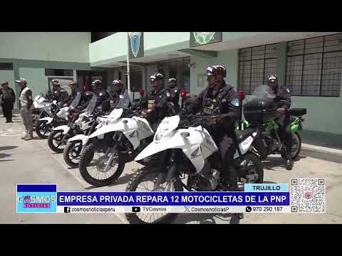 Trujillo: empresa privada repara 12 motocicletas de la PNP