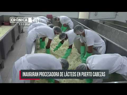 Inauguran primera agroindustria en sector lácteo en Puerto Cabezas - Nicaragua
