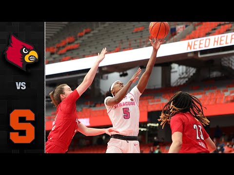 Acc Football Basketball 🏀 Louisville vs. Syracuse Women's Basketball Highlights (2021-22)
