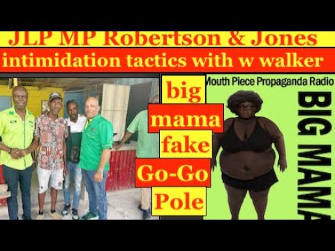 JLP Mp J Robertson & Dean Jones intimidation tactics with Wayne Walker. Big Mama fake Go Go Pole
