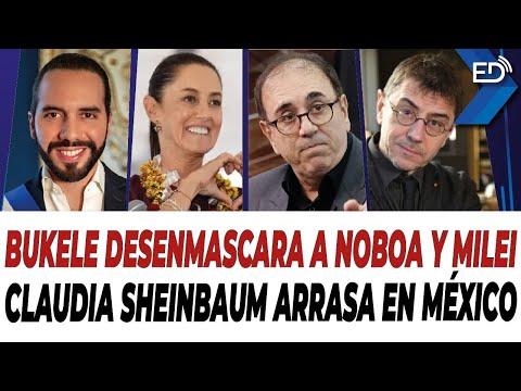 EN VIVO  Bukele desenmascara a Noboa y Milei | Claudia Sheinbaum arrasa en México | 03/06/2024.