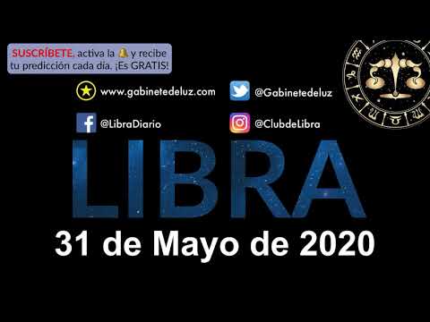 Horóscopo Diario - Libra - 31 de Mayo de 2020