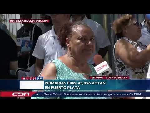 Primarias PRM 45,856 Continúan votando en Puerto Plata