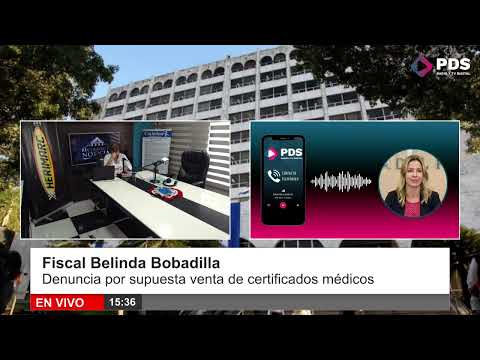Fiscal Belinda Bobadilla - Denuncia por supuesta venta de certificados médicos